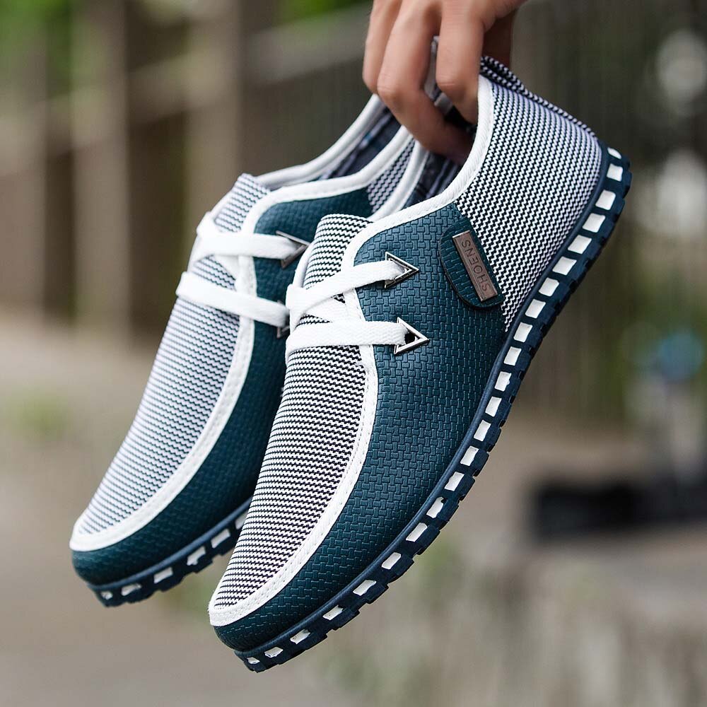 Stylowe i Lekkie Mokasyny Męskie Zebra