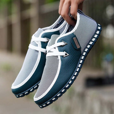 Stylowe i Lekkie Mokasyny Męskie Zebra