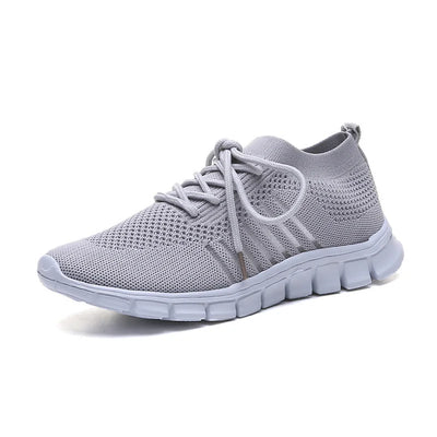 Damskie Sportowe Buty Sneakersy z Przewiewnej Siatki