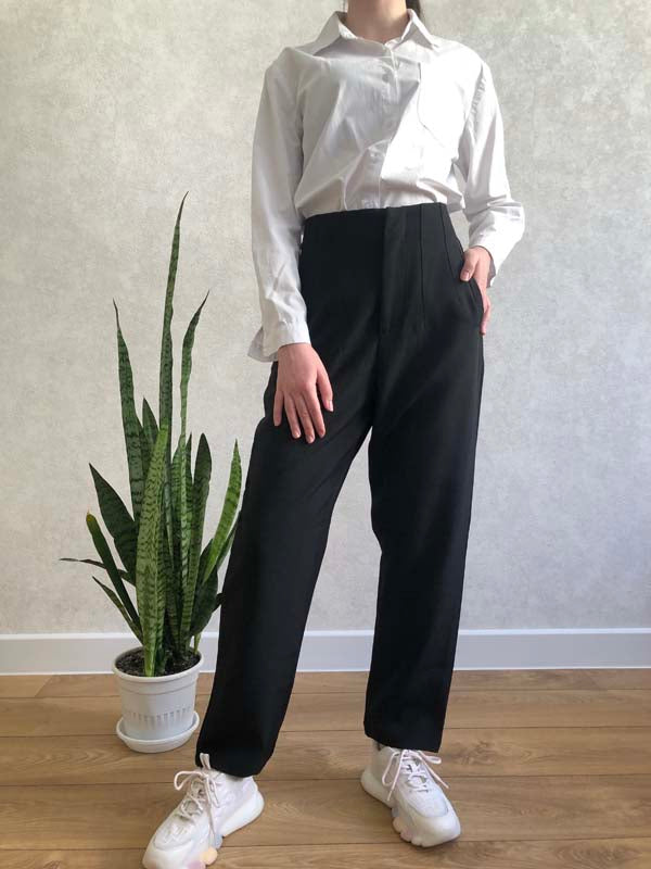 Solidnie eleganckie spodnie