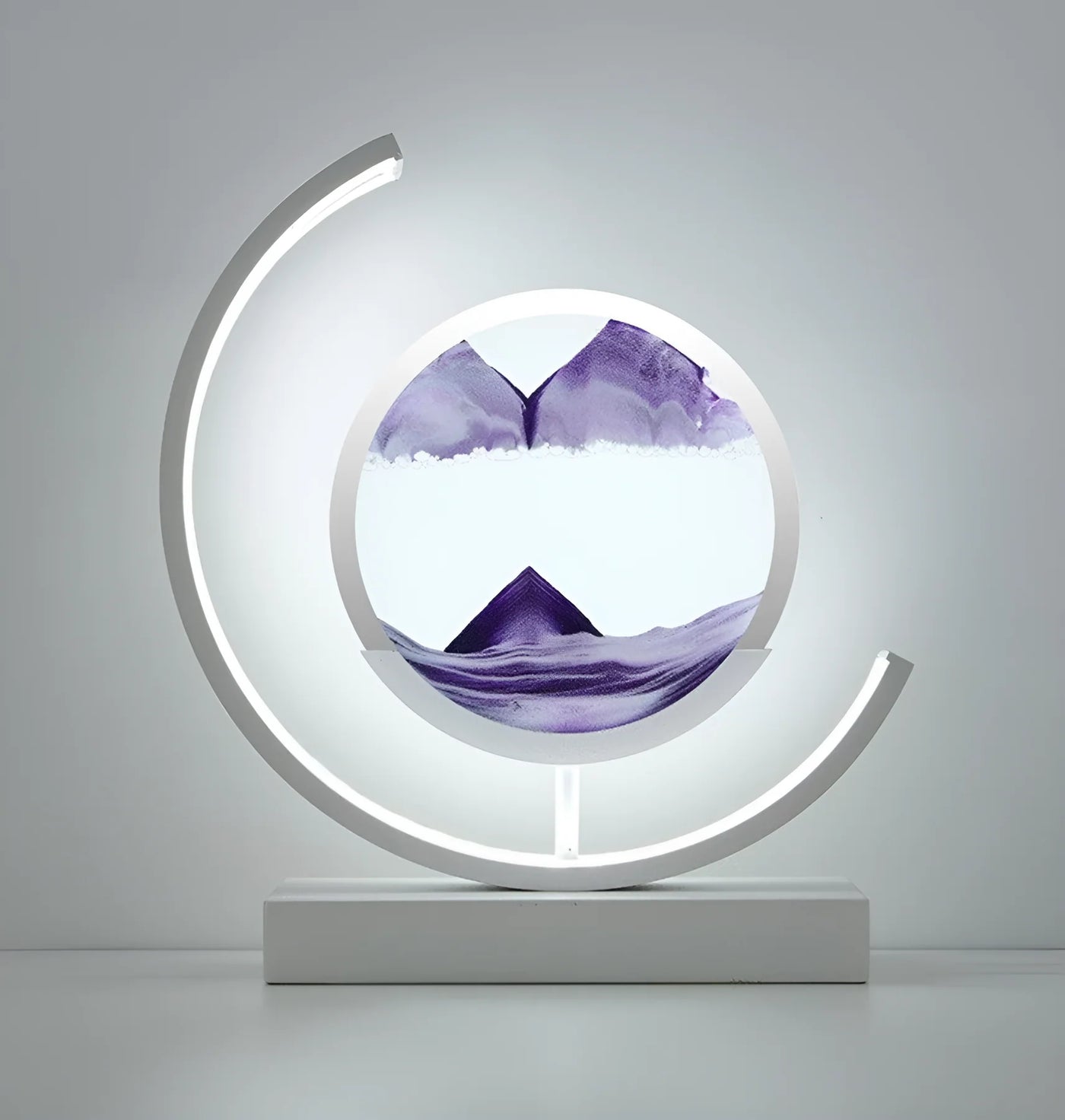 Sandscape - lampa LED z płynnym piaskiem i ruchomymi piaskami 3D