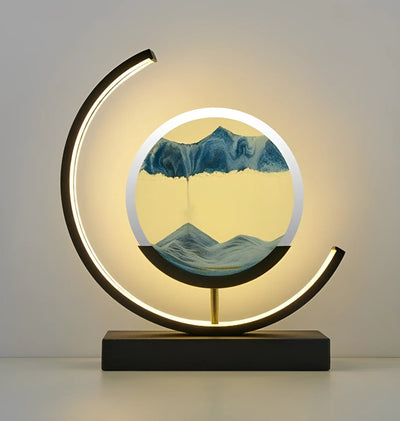 Sandscape - lampa LED z płynnym piaskiem i ruchomymi piaskami 3D