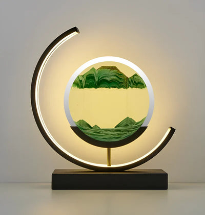 Sandscape - lampa LED z płynnym piaskiem i ruchomymi piaskami 3D