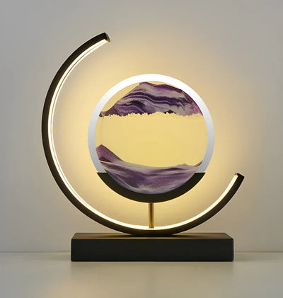 Sandscape - lampa LED z płynnym piaskiem i ruchomymi piaskami 3D