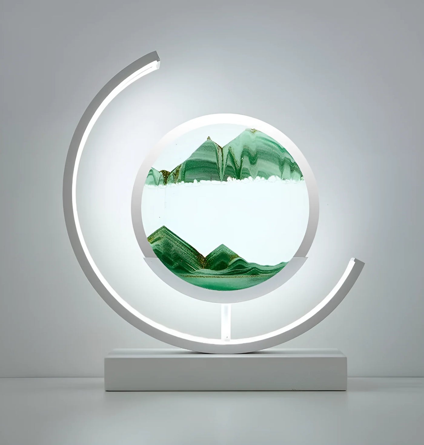 Sandscape - lampa LED z płynnym piaskiem i ruchomymi piaskami 3D