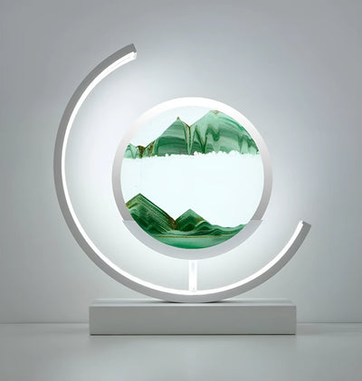 Sandscape - lampa LED z płynnym piaskiem i ruchomymi piaskami 3D