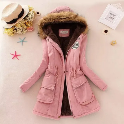 Zofia Slim Fit Parka na Wiosnę z Kapturem – Wygodna i Stylowa