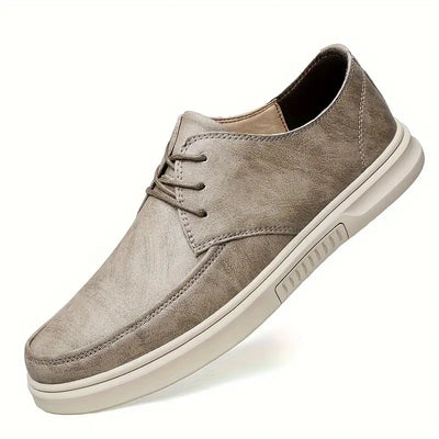 Męskie loafersy w kolorze jasnobrązowym - stylowe buty biznesowe o sznurowanym fasonie