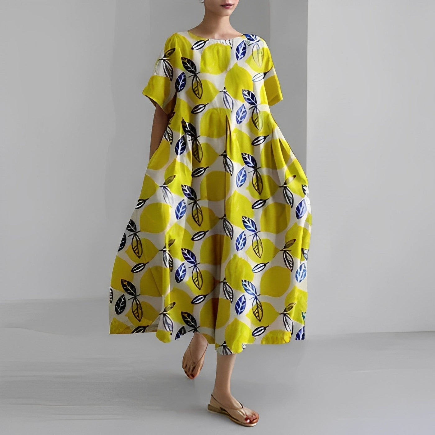 Sukienka boho z cudowną kwiatową fantazją Genova™️
