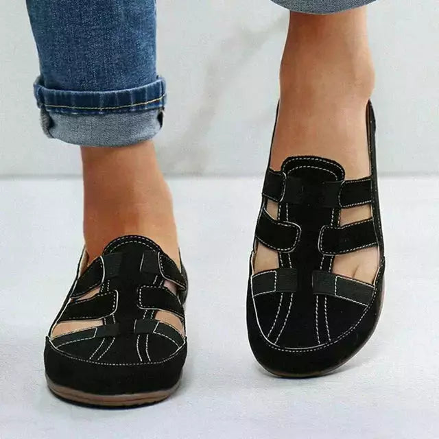 Casualowe buty na płaskim obcasie