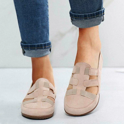 Casualowe buty na płaskim obcasie