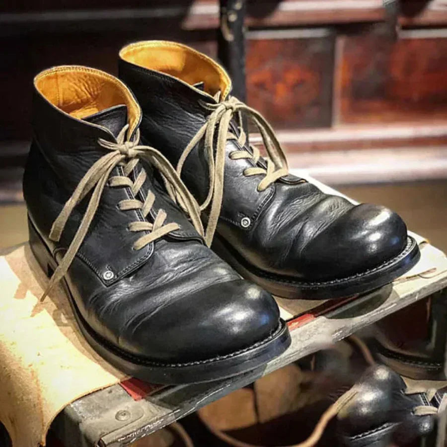 Antoni - Eleganckie skórzane buty męskie - Lowen Collection