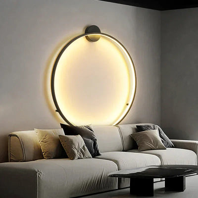 AuraCircle - Minimalistyczna Okrągła Lampa Ścienna