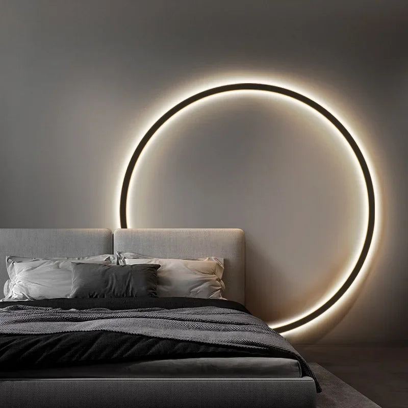 AuraCircle - Minimalistyczna Okrągła Lampa Ścienna