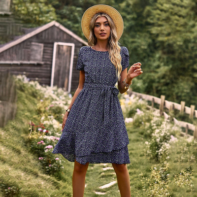 Modna sukienka Elisa™ z eleganckim paskiem w talii