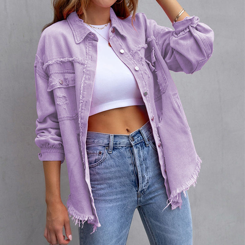Alicja - Damska Koszula Jeansowa - Casualowy i Modny Look