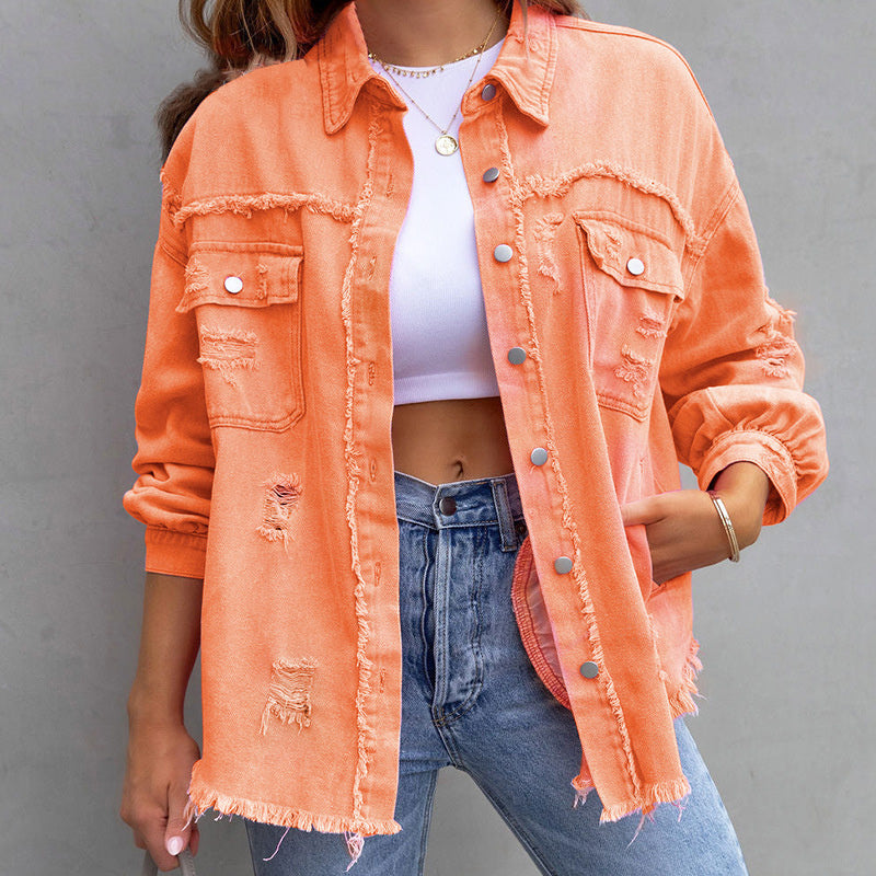 Alicja - Damska Koszula Jeansowa - Casualowy i Modny Look