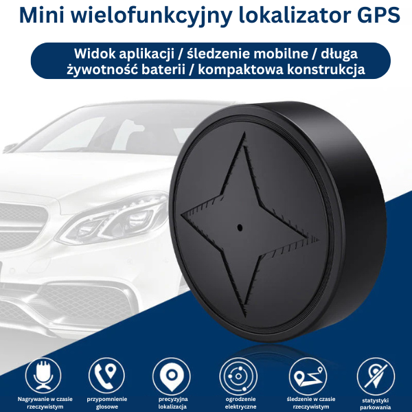 Silny magnetyczny lokalizator GPS zapobiegający zgubieniu samochodu