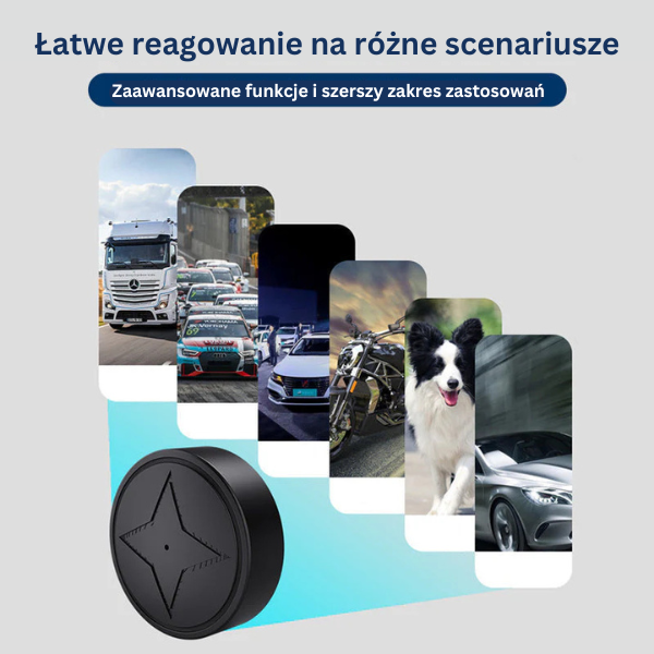 Silny magnetyczny lokalizator GPS zapobiegający zgubieniu samochodu