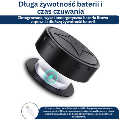 Silny magnetyczny lokalizator GPS zapobiegający zgubieniu samochodu