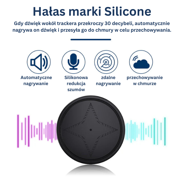 Silny magnetyczny lokalizator GPS zapobiegający zgubieniu samochodu