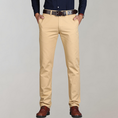 Aleksander - Chino męskie Elegant Pelle