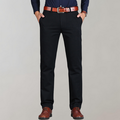 Aleksander - Chino męskie Elegant Pelle