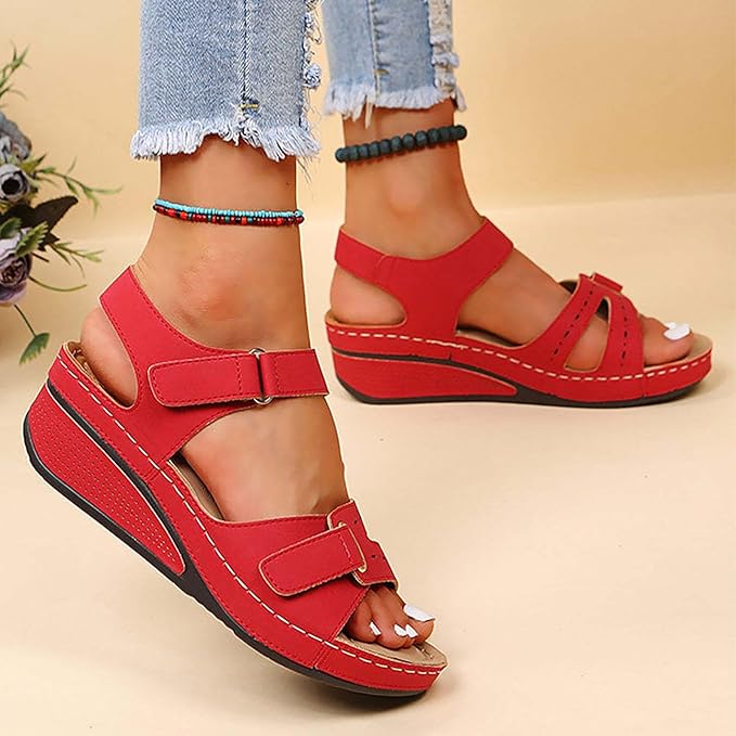 Modne sandały damskie - Wygodne, antypoślizgowe sandały Wandel- & Modesandalen met Verstellbare