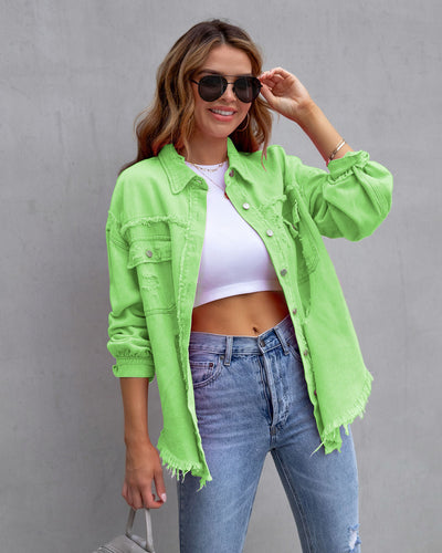 Alicja - Damska Koszula Jeansowa - Casualowy i Modny Look