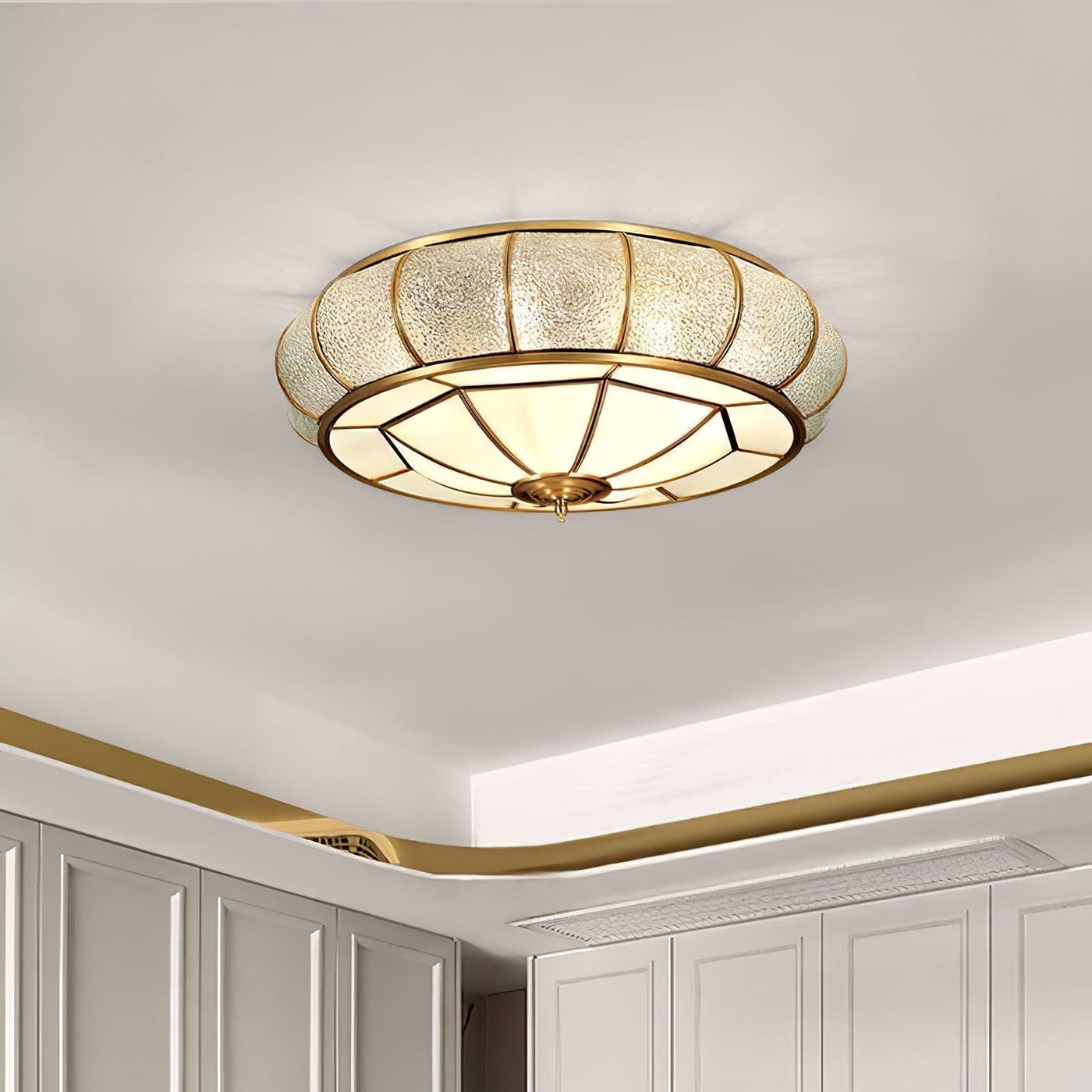 Designerska Lampa Sufitowa z Kryształami Elegancja i Przytulna Atmosfera