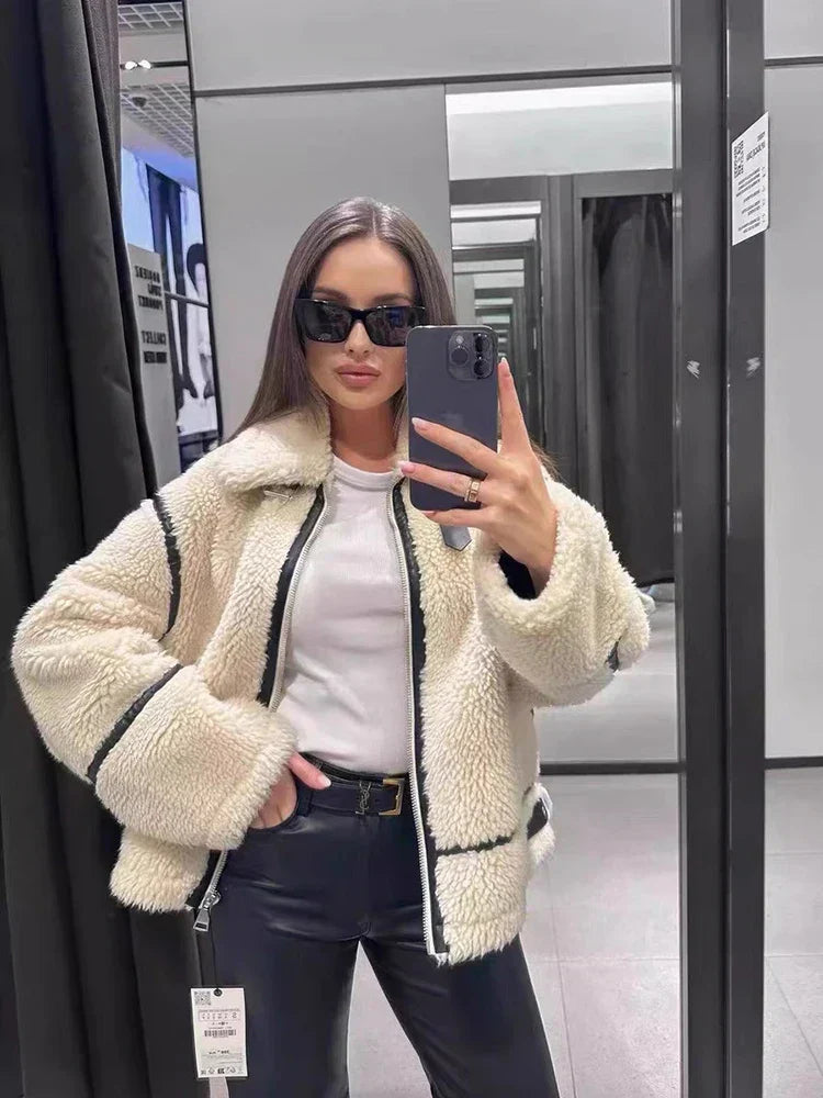 Aleksandra Modny Płaszcz na Wiosnę – Ciepły i Stylowy