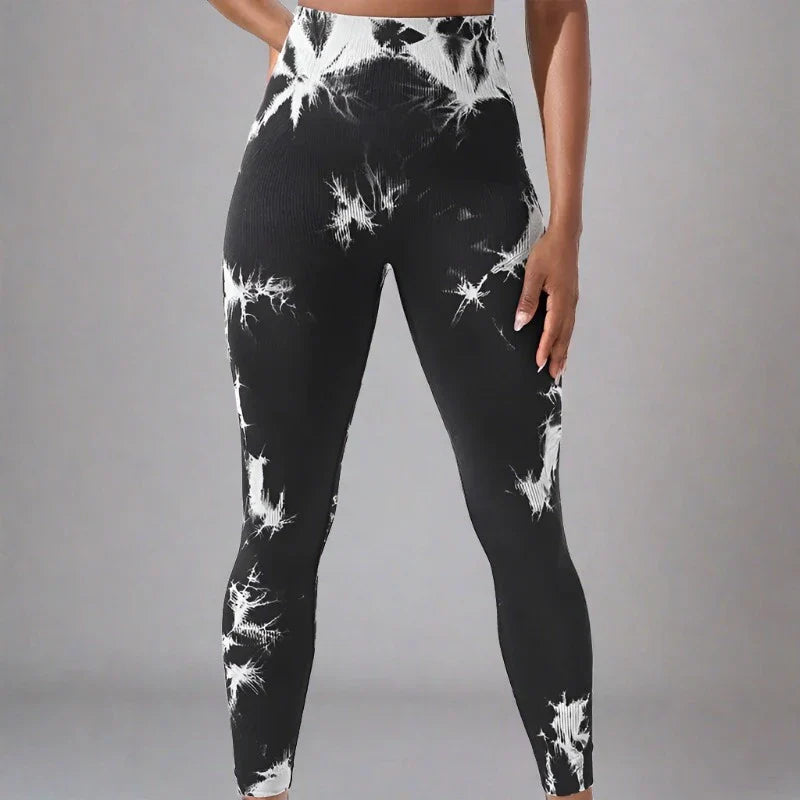 Sportowe legginsy z nadrukiem