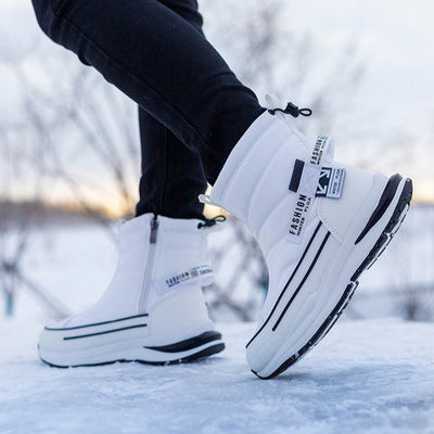 Męskie buty zimowe Groovywish Wielokolorowe buty wodoodporne