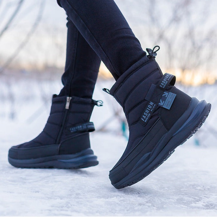 Męskie buty zimowe Groovywish Wielokolorowe buty wodoodporne