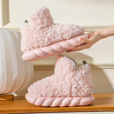 Flubbo Futrzane buty z miękka podeszwa
