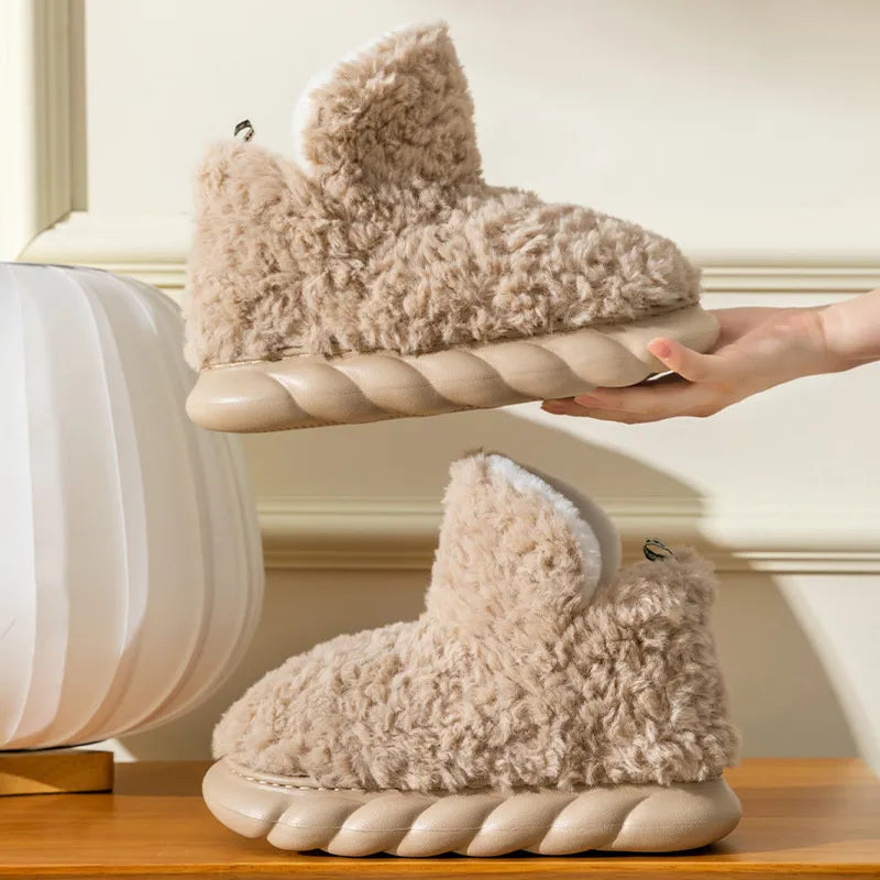 Flubbo Futrzane buty z miękka podeszwa