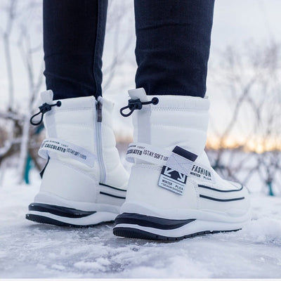 Męskie buty zimowe Groovywish Wielokolorowe buty wodoodporne