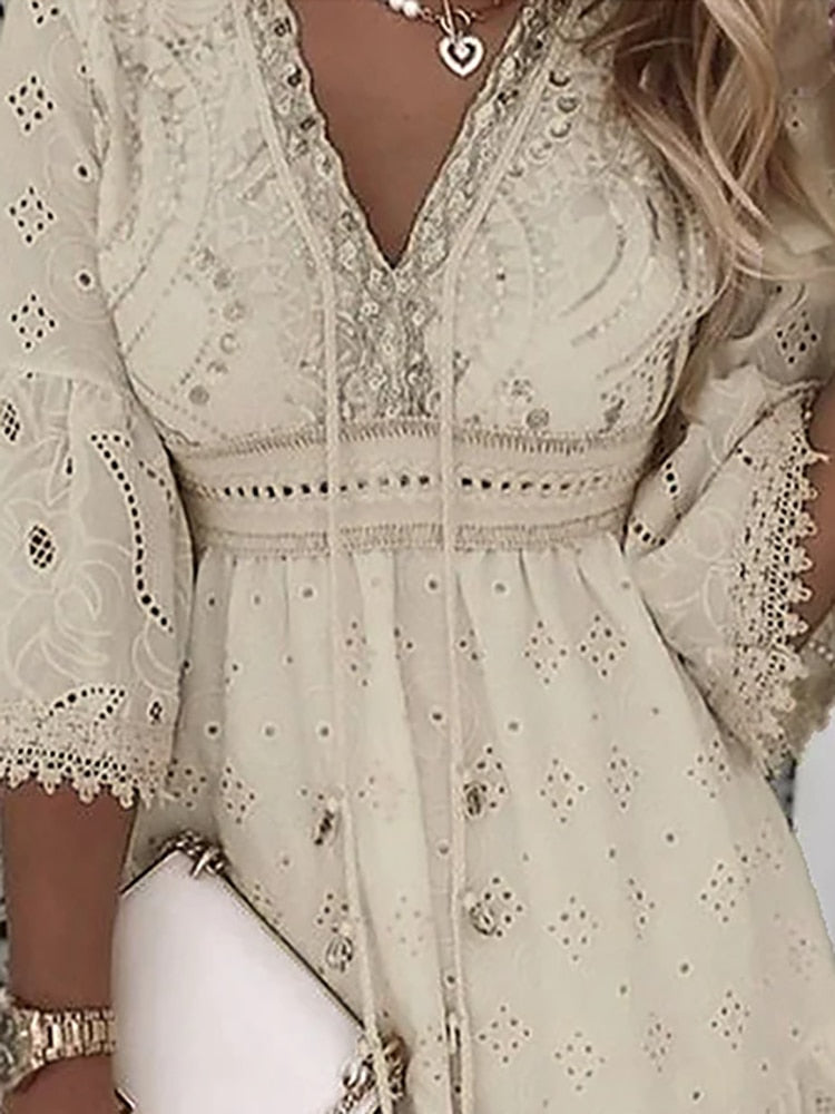 Wiktoria - Boho Ibiza sukienka damska