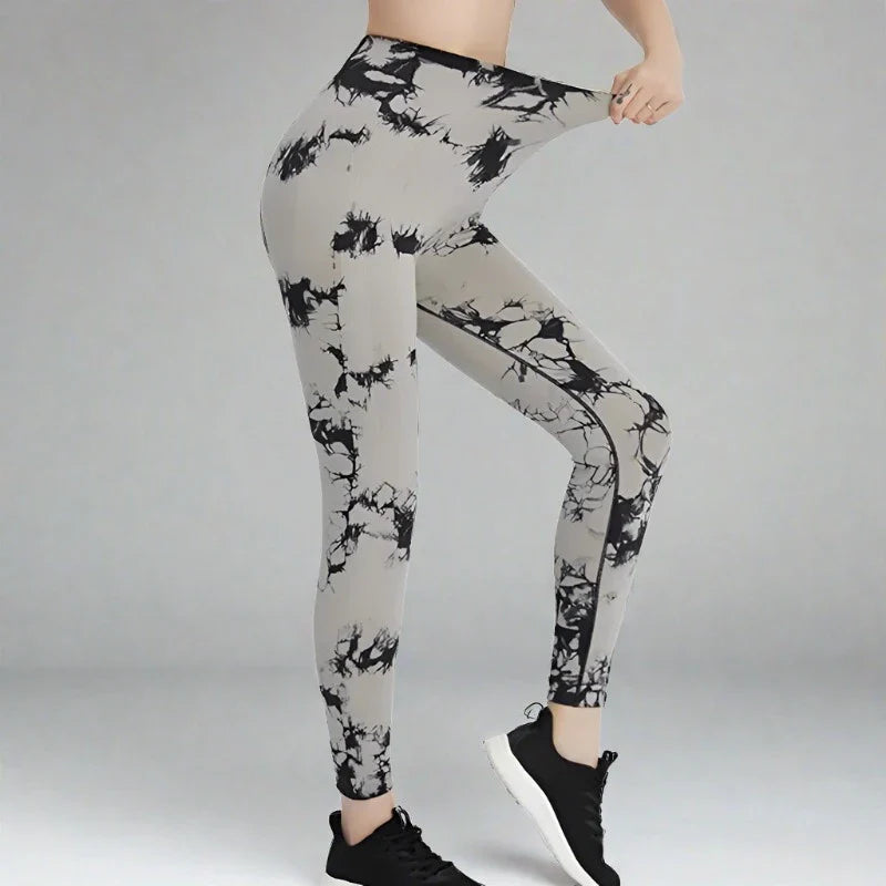 Sportowe legginsy z nadrukiem