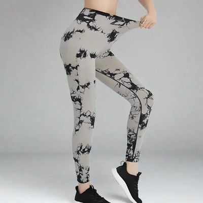 Sportowe legginsy z nadrukiem