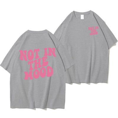 Damski t-shirt oversize Not in the mood