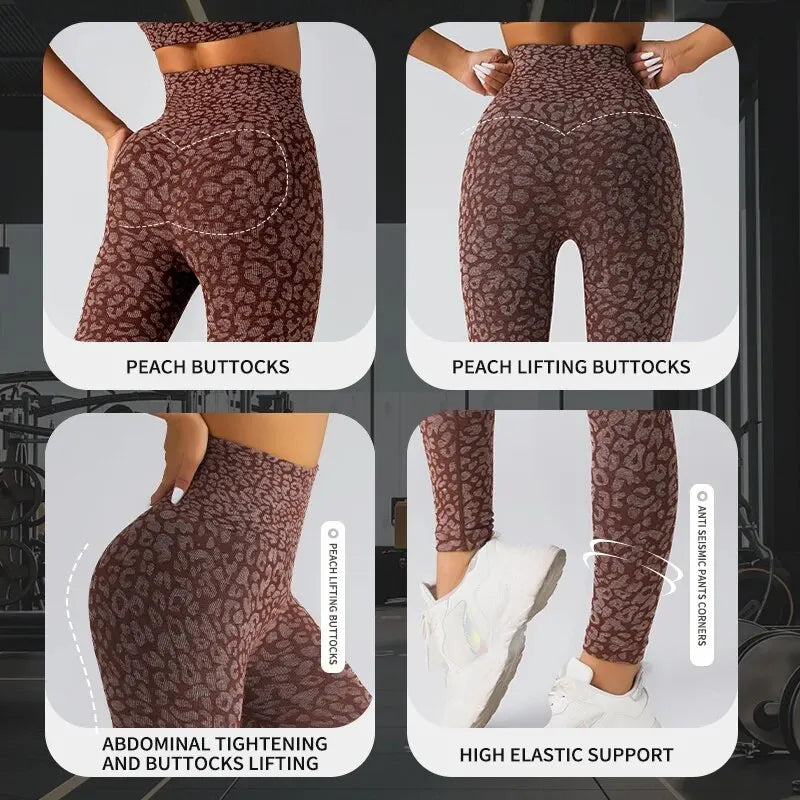 Legginsy w panterkę