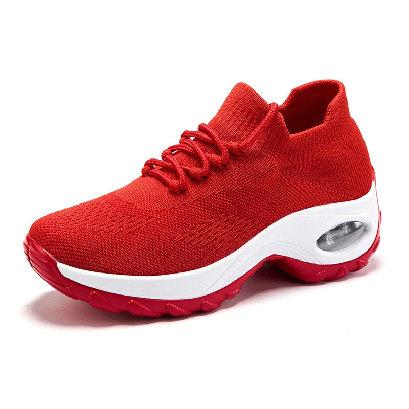 Damskie Sneakersy z Oddychającą Cholewką