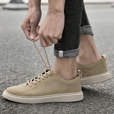 Antoni - Skórzane Sneakersy Męskie