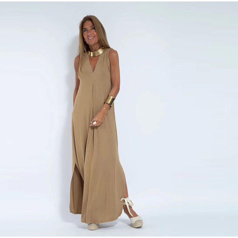 Długa sukienka Angelica™ z elegancką kamizelką