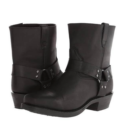 Logan Męskie Botki – Skórzane Vintage Buty za Kostkę ze Stabilną Podeszwą i Wyrazistym Designem