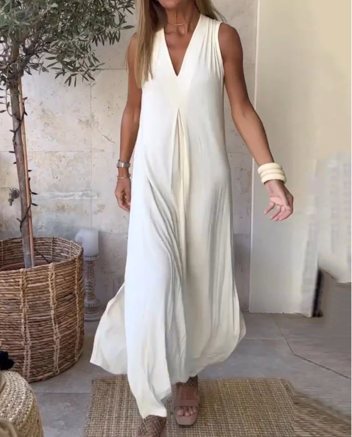 Alda | Luźna sukienka maxi
