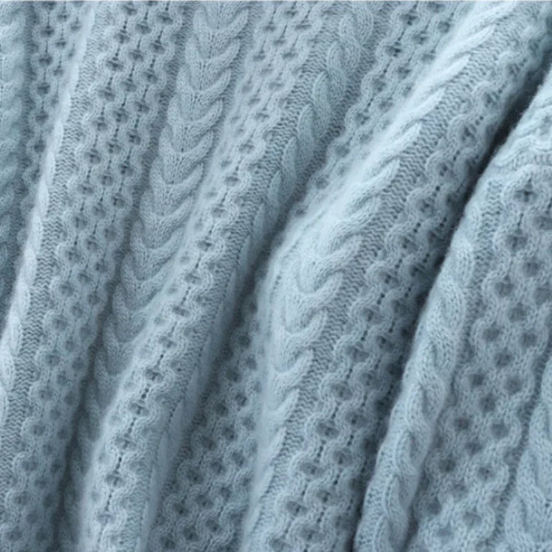 BOUCLÉ COUTURE Sweter z golfem