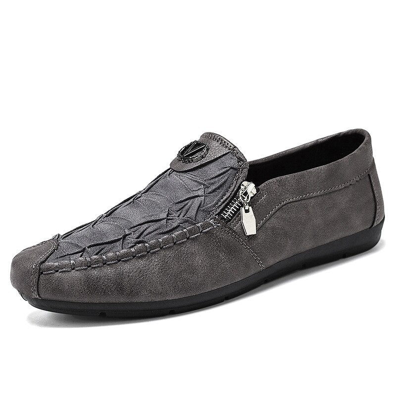Łukasz - Wygodne Męskie Mokasyny Slip-On