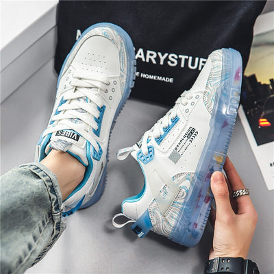 Męskie wysokie sneakersy w stylu koszykarskim